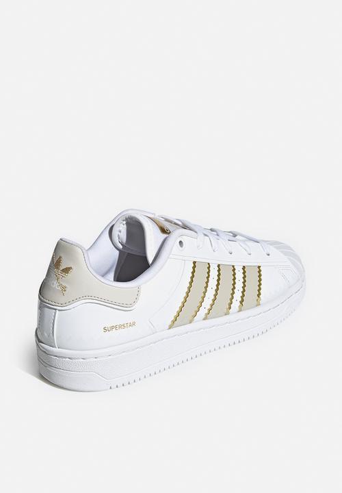 adidas Originals - Superstar ot - ftwr white/clear brown/gold met.