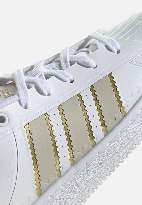 adidas Originals - Superstar ot - ftwr white/clear brown/gold met.