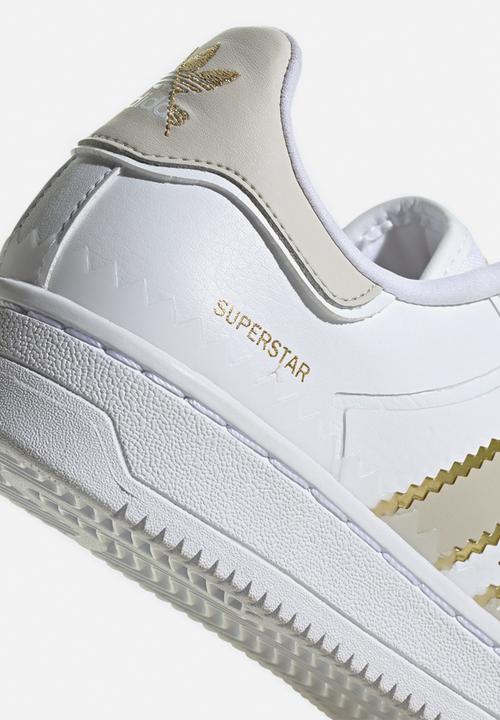 adidas Originals - Superstar ot - ftwr white/clear brown/gold met.