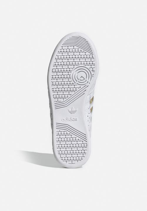 adidas Originals - Continental 80 stripes w - white & gold