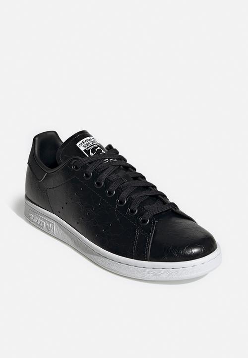 adidas Originals - Stan smith - core black/gold met./ftwr white