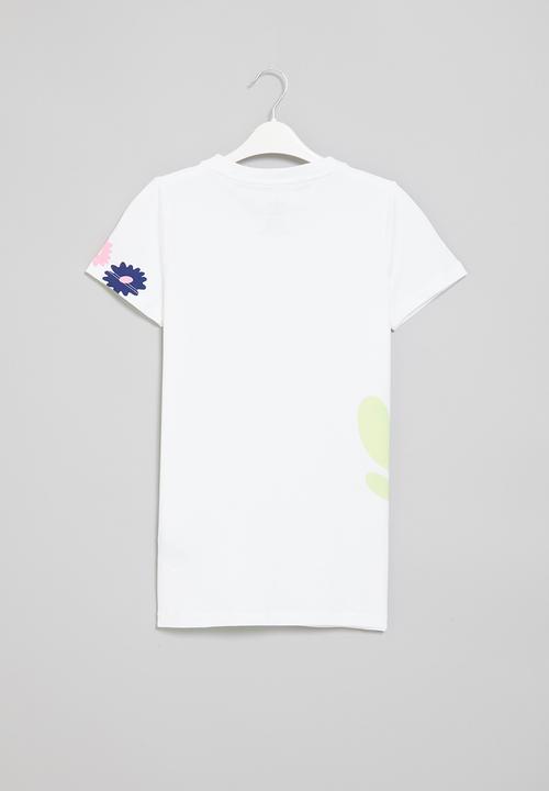 adidas Originals - Tee dress - white