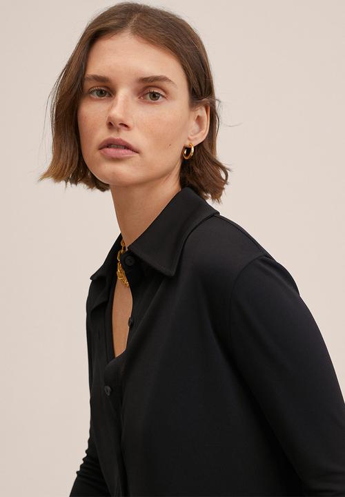 MANGO - Shirt celina - black