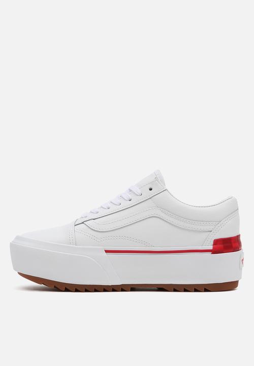 Vans - Ua old skool stacked - (waffle lovers) white/true white