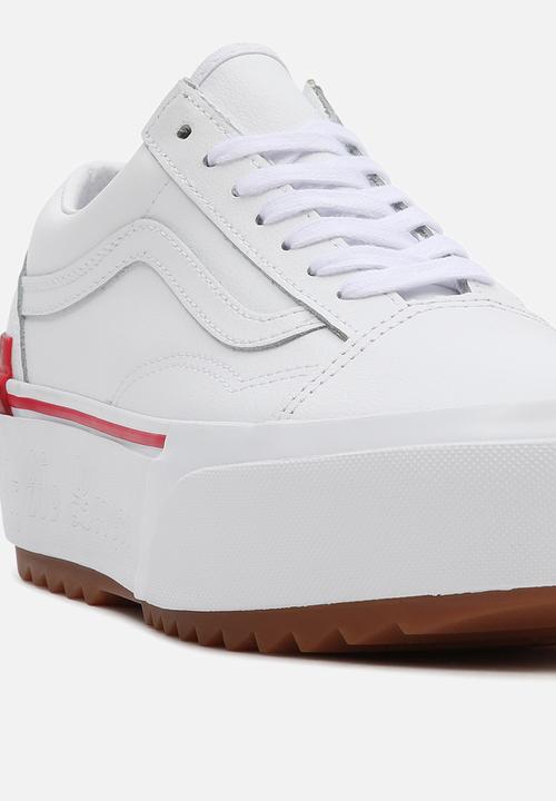 Vans - Ua old skool stacked - (waffle lovers) white/true white