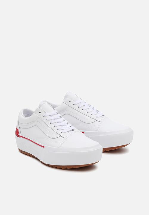 Vans - Ua old skool stacked - (waffle lovers) white/true white