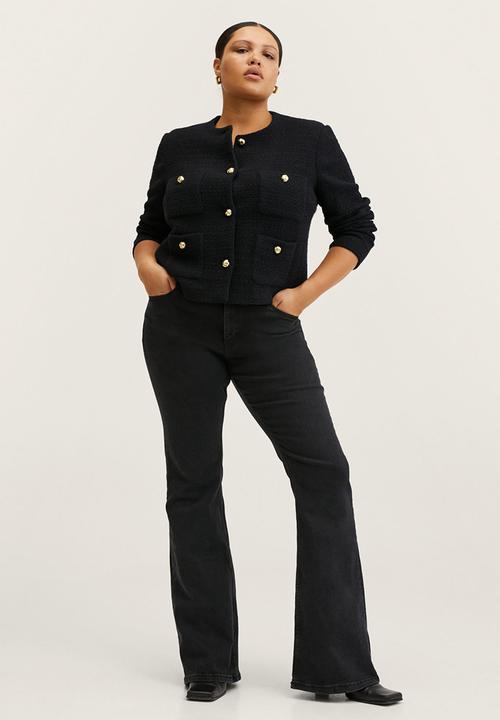 MANGO - Plus jacket wintour - black