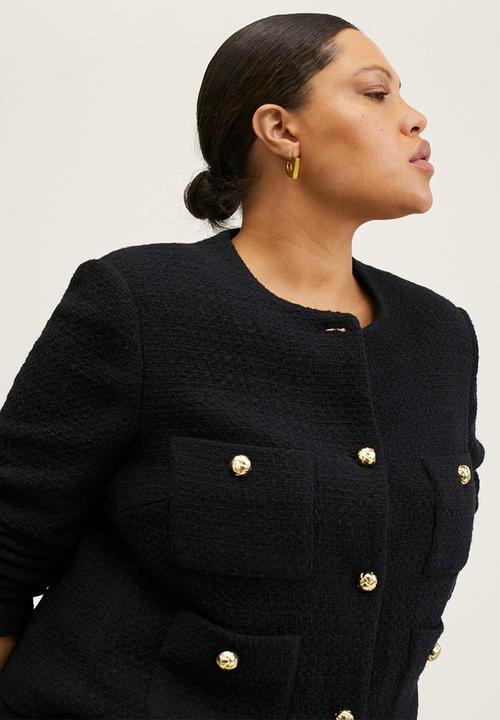 MANGO - Plus jacket wintour - black