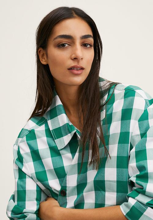 MANGO - Jacket fish-h - green
