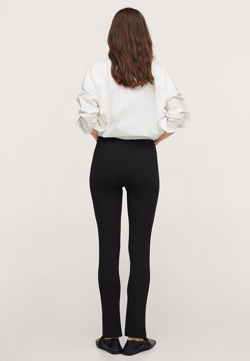 MANGO - Leggings puntaa-a - black