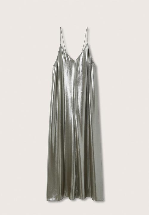 MANGO - Dress carry - gold
