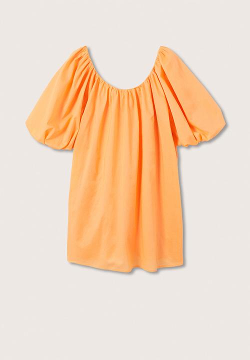 MANGO - Dress vole-h - orange 