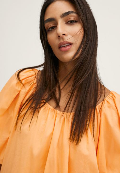 MANGO - Dress vole-h - orange 