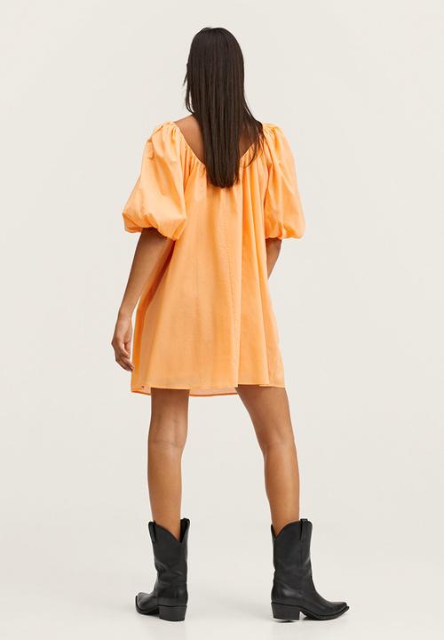 MANGO - Dress vole-h - orange 