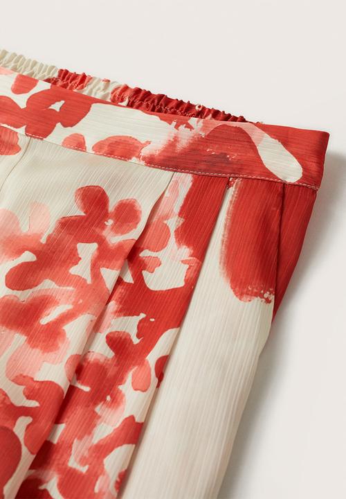 MANGO - Trousers coraline-h - red