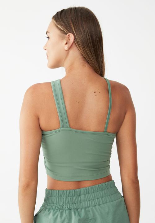 Cotton On - Ultra soft keyhole vestlette - evergreen