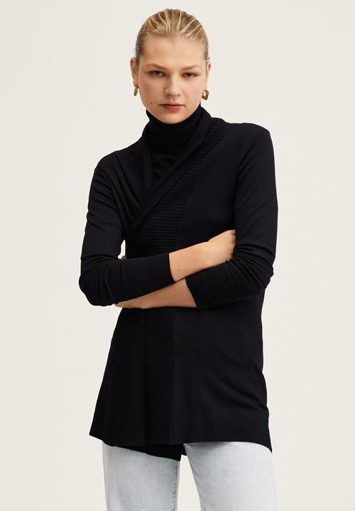 MANGO - Cardigan alma - black