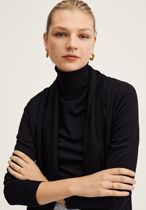 MANGO - Cardigan alma - black