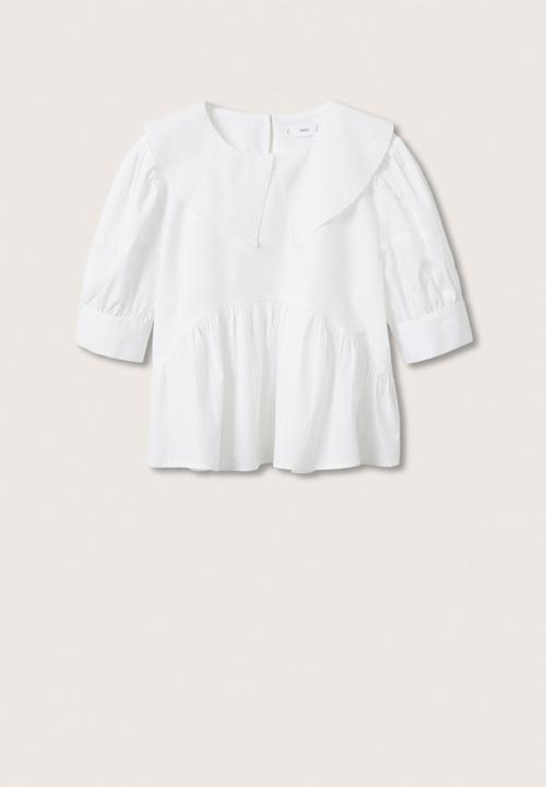 MANGO - Blouse bimba-h - white