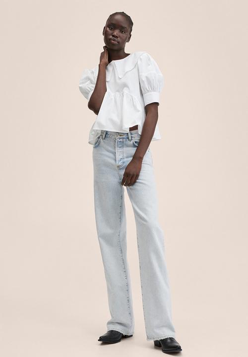 MANGO - Blouse bimba-h - white