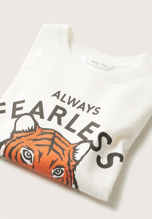 MANGO - T-shirt bestial2 - white
