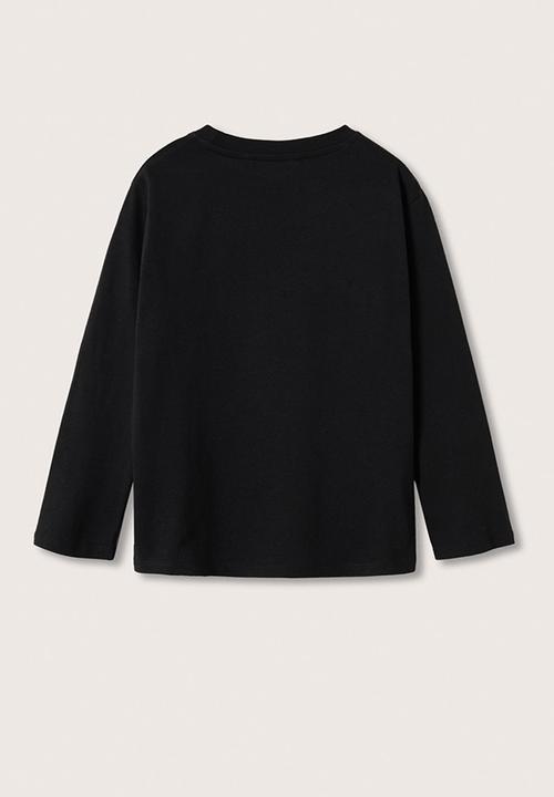 MANGO - T-shirt bestial2 - black