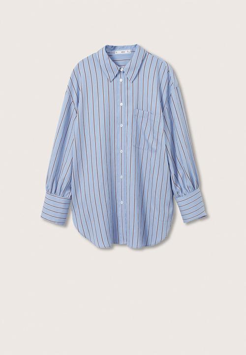 MANGO - Shirt patrick - medium blue