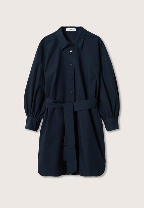 MANGO - Dress mexi-h - navy