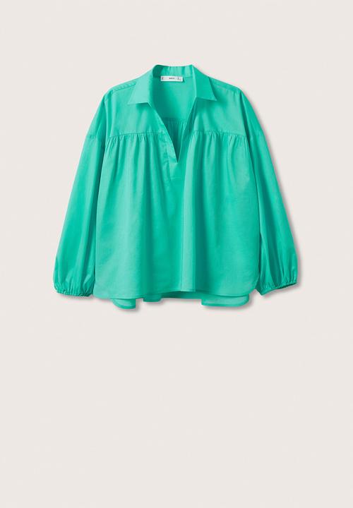 MANGO - Blouse vole-h - aqua