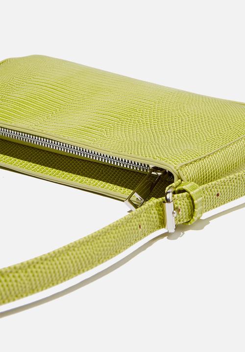 Rubi - Lexi underarm bag - green mini texture