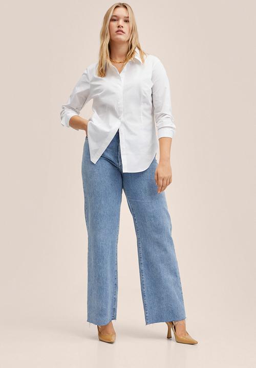 MANGO - Plus shirt sofia - natural