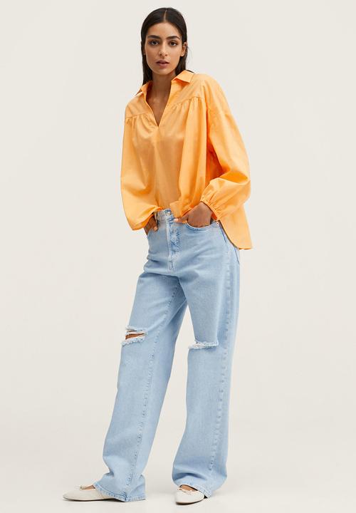MANGO - Blouse vole-h - orange