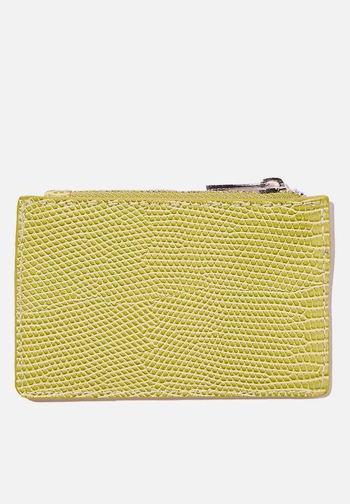 Rubi - Daisy cardholder - green mini texture
