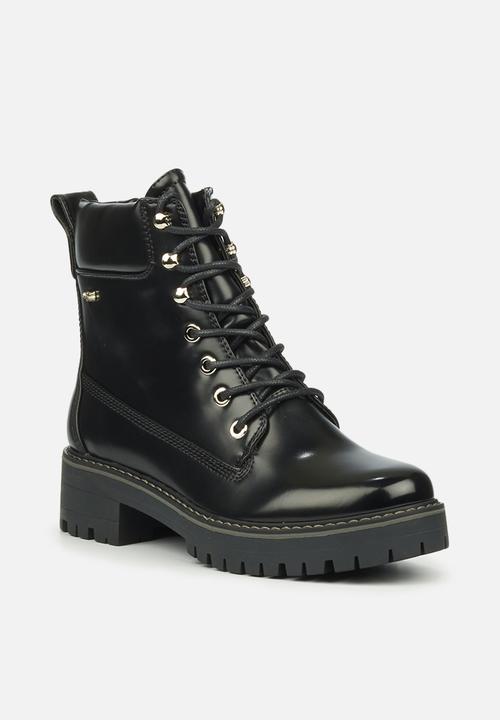 Miss Black - Fox9 lace-up ankle boot - black