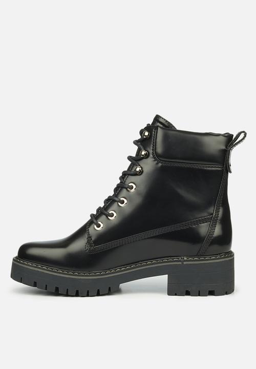 Miss Black - Fox9 lace-up ankle boot - black