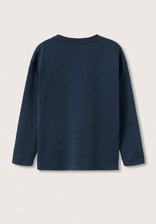 MANGO - T-shirt soho - navy