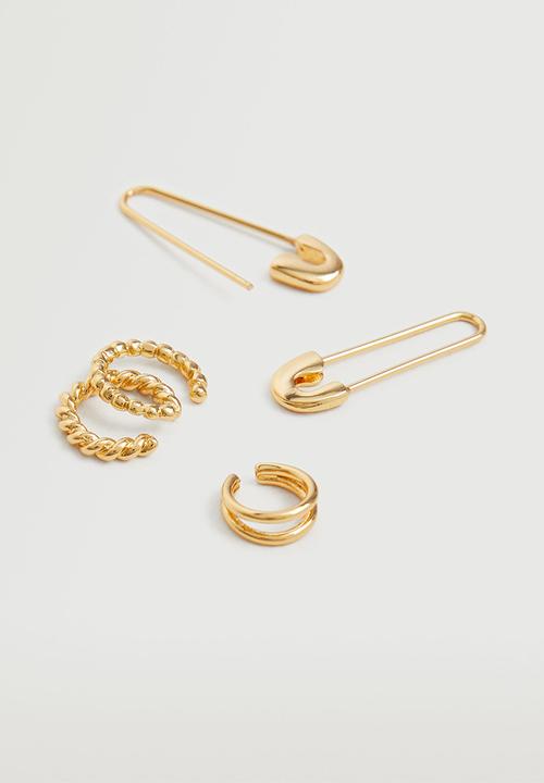 MANGO - Mixed earring set - gold