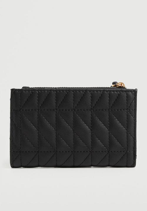 MANGO - Padded logo wallet - black