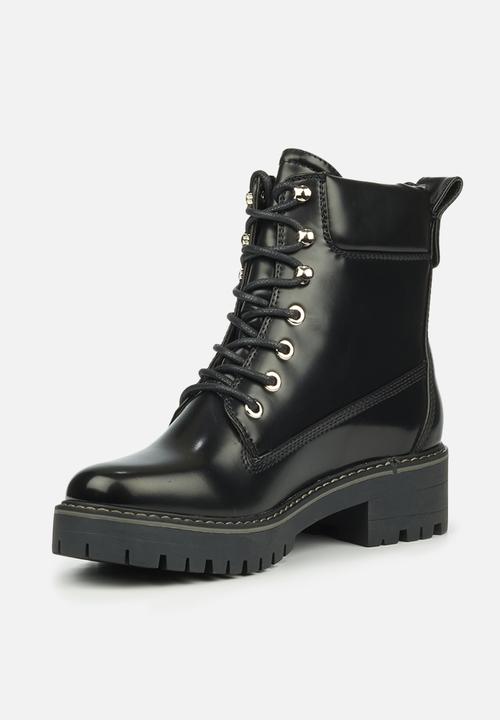 Miss Black - Fox9 lace-up ankle boot - black