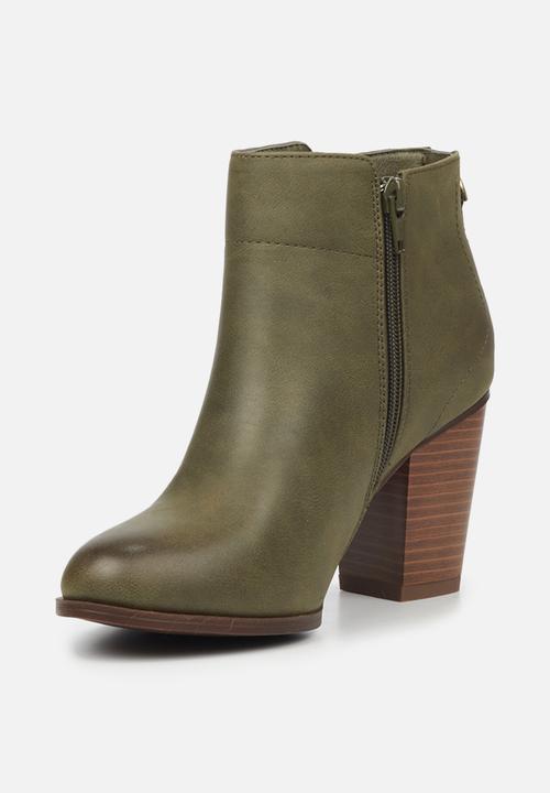 Miss Black - Ahlam3 ankle boot - olive
