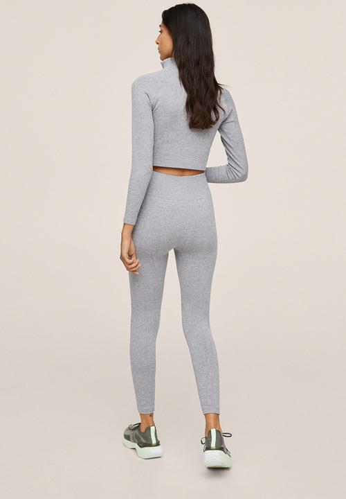 MANGO - Leggings cali - medium grey