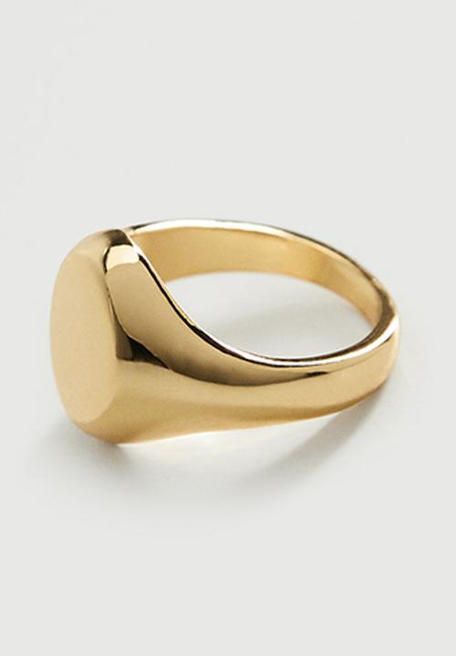 MANGO - Metallic seal ring - gold