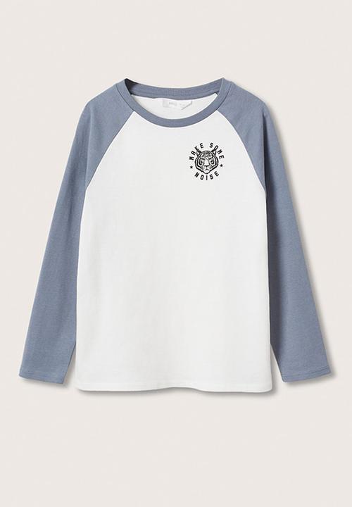 MANGO - T-shirt noise - white