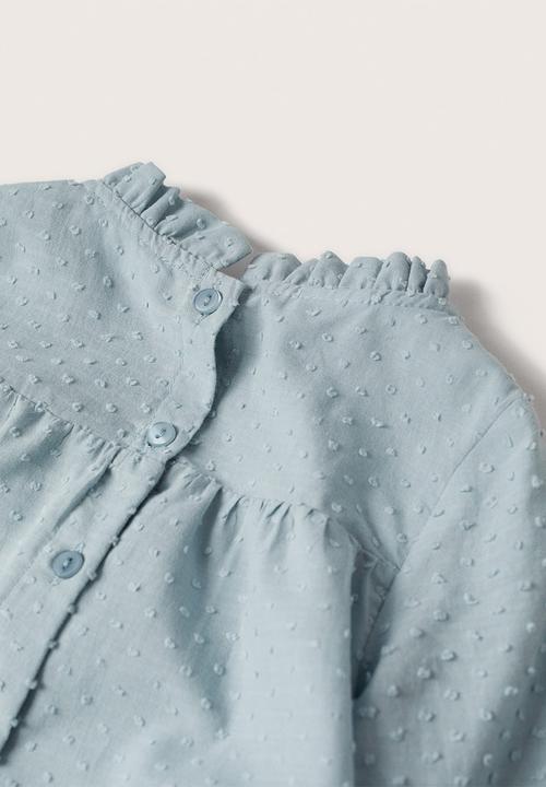 MANGO - Dress aura - blue
