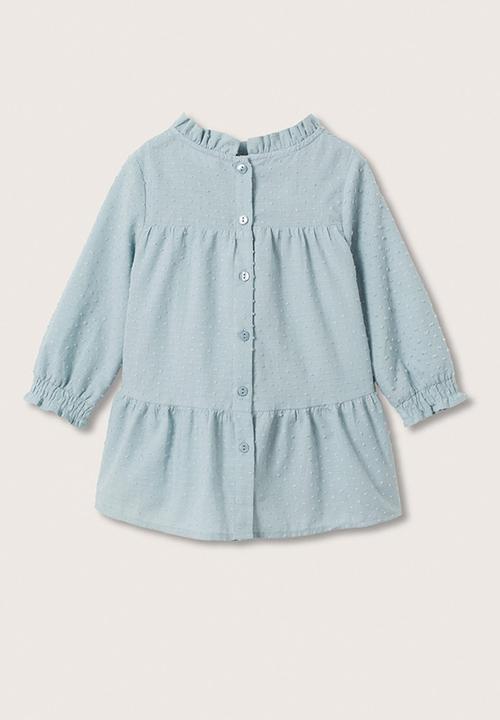 MANGO - Dress aura - blue