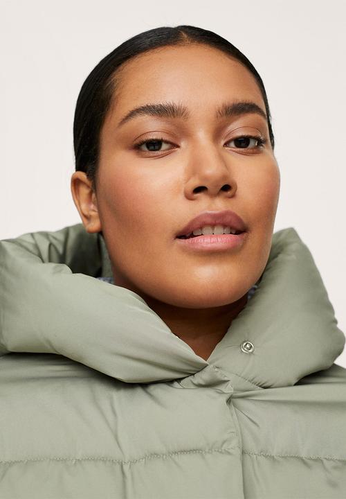 MANGO - Plus anorak sushi - light pastel green