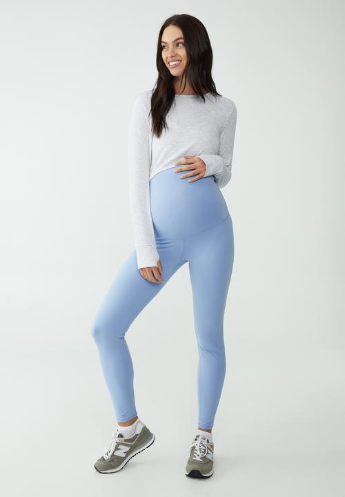 Cotton On - Maternity rib cross back long sleeve top - grey marle