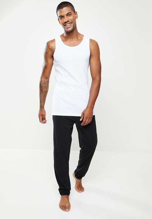Superbalist - 2 pack rib vests - white
