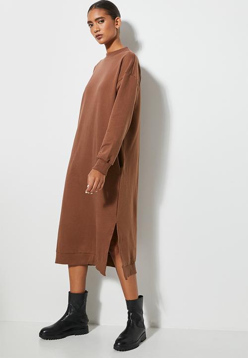 Superbalist - Sweat dress - choc