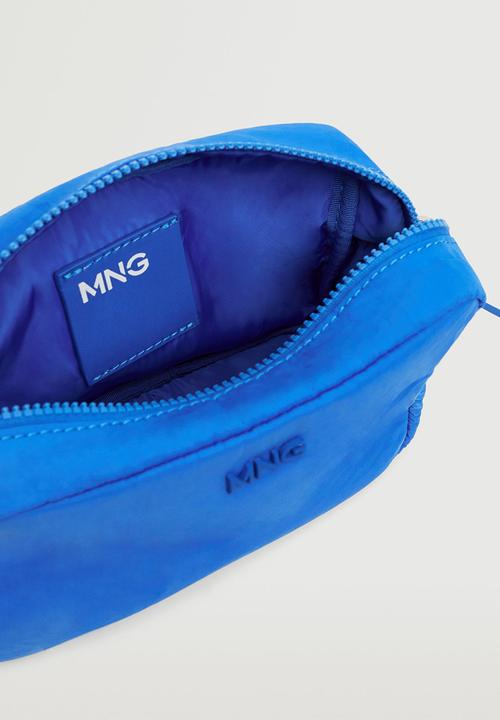 MANGO - Crossbody bag with logo - blue